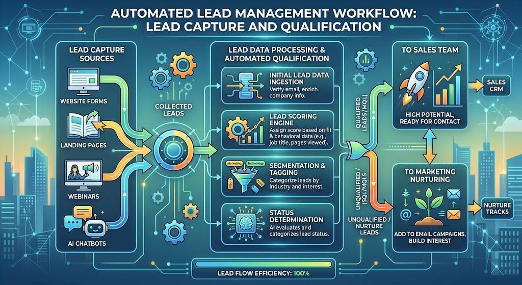 AI lead qualification workflow
